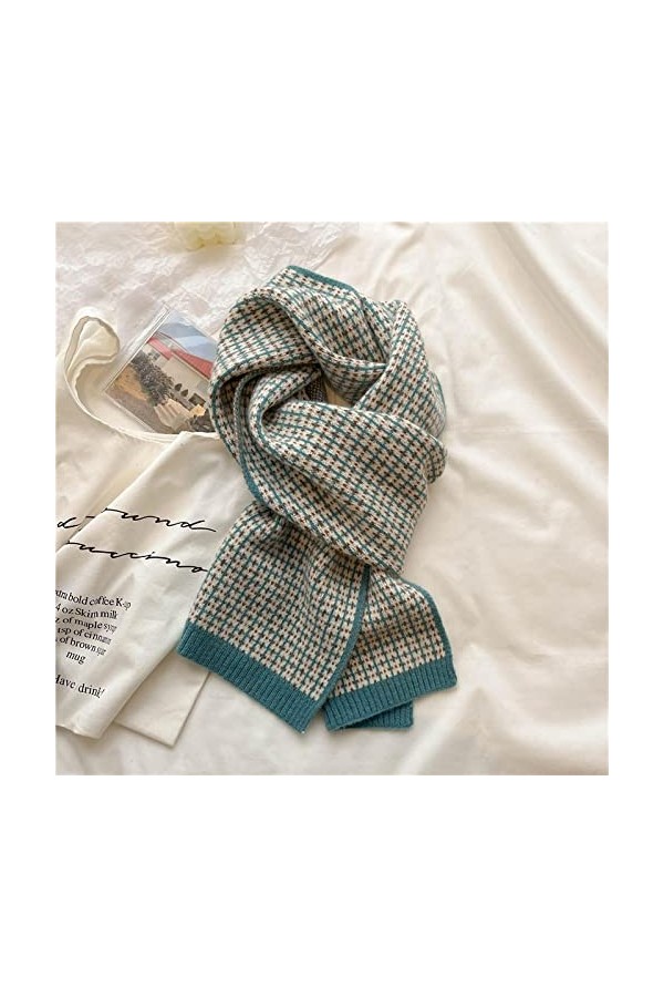 Bysonglezai Hiver Foulard Tricoté Doux Femmes Fil Chaud Neckerchief Élastique Maigre Foulard Mode Silencieux WYD23-1