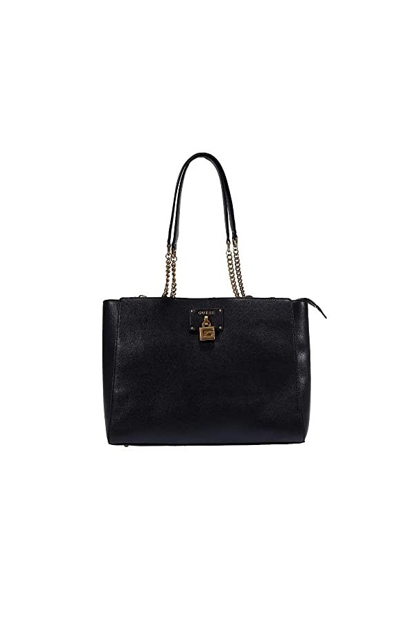 Guess Sac cabas porte epaule Ref 57769 noir 35 * 27 * 12 cm