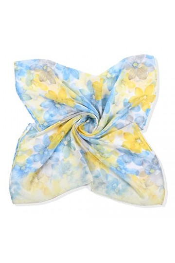 MAJHER Femmes écharpe Cape se baigne écharpe Floral en écharpe grande mode Paris cravate impression écharpe cheveux écharpe s