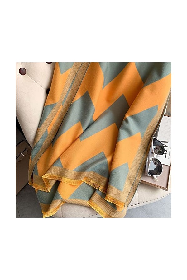 Écharpe Tendance Écharpe cachemire Winter Femmes Pashmina Châles chaude Couverture Couverture Chaud Sommet Foulard Bandana Fo