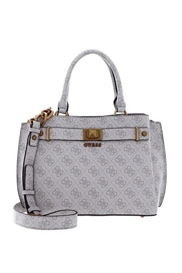 GUESS Aieta Girlfriend Satchel Dove Logo