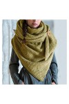 TOMYEUS Echarpe Châle Mode Hiver Femmes écharpe Soild Point dimpression Touche Douce enveloppe décontractée Foulards Chauds 