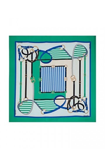 Liu Jo Foulard met stripes shamrock CS23LJ23 2A3019 T0300 VERDE