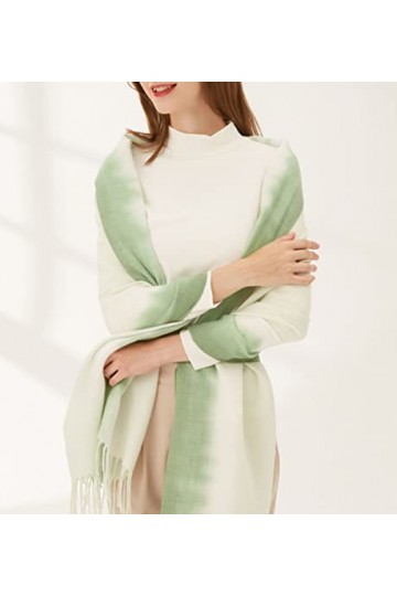 Bysonglezai Foulard Femme Echarpe Écharpe Châle Homme Foulards Nouvelle Écharpe Femme Mode Écharpe Chaude Châle Frangé Longue