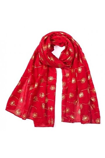 Écharpe Etole Foulard Echarpe Foulards Pour Femmes Châle Doux Léger Écharpe Pissenlit Imprimé Cou Wrap Châle Cadeau Châle Co