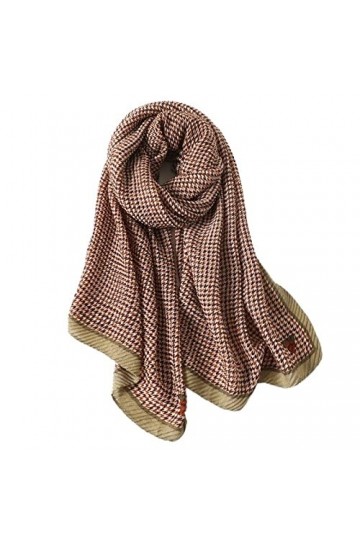 Châle Écharpe Foulard Winter Femmes Écharpe Coton Foulard Chaud Scarbe Chapitre Print Pashmina Femme Soles Hijab Soft Foulard