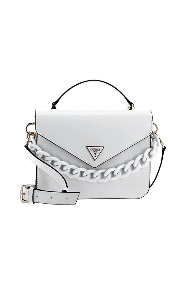 GUESS Corina Top Handle Flap White