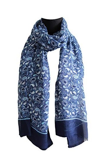 tessago - Foulard - Femme bleu bleu Taille Unique