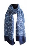 tessago - Foulard - Femme bleu bleu Taille Unique