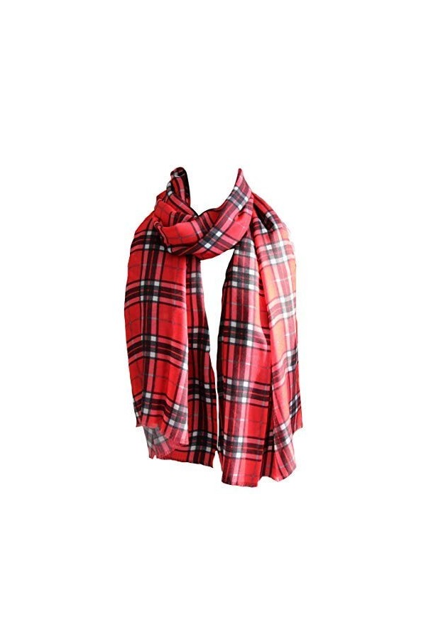 tessago - Foulard - Femme rouge rouge Taille unique