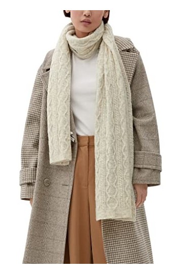 s.Oliver BLACK LABEL 2122376 Tissu, Blanc, Taille Unique Femme