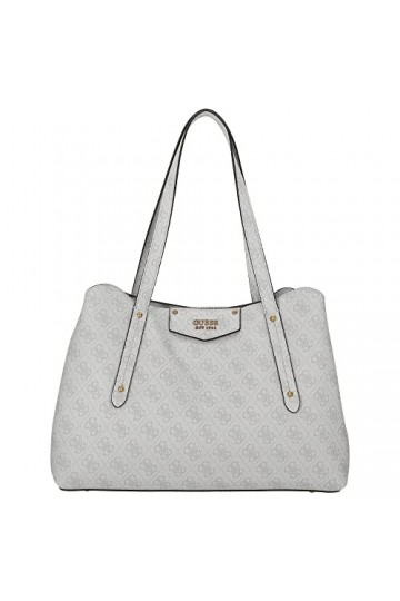 GUESS Sac femme eco brenton girlfriend satchel esb839009 unique gris, gris, Taille unique