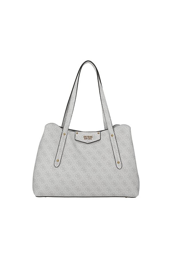 GUESS Sac femme eco brenton girlfriend satchel esb839009 unique gris, gris, Taille unique