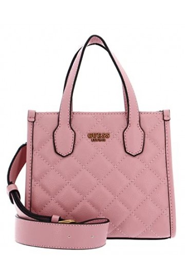 GUESS Silvana Two Compartment Mini Tote Dusty Pink