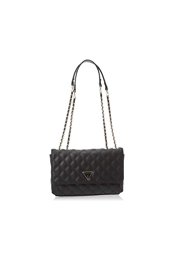 Guess Cessily, Sac Femmes, Noir, Taille Unique