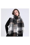 LXSWY écharpe Mode Cachemire Femmes Plaid écharpe Hiver Chaud châle et Wrap Bandana Femme Foulard Longue épaisse Couverture 