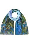 von Lilienfeld® Foulard Soie Claude Monet : Nymphéas Femme Écharpe Cache-Nez Art Fleur