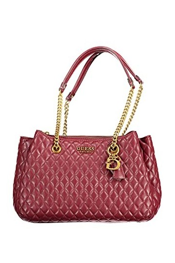 Guess Maila Sac porté épaule Rouge foncé