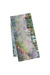 VON LILIENFELD® Foulard Soie Claude Monet : Le Jardin Femme Écharpe Cache-Nez Art Fleur