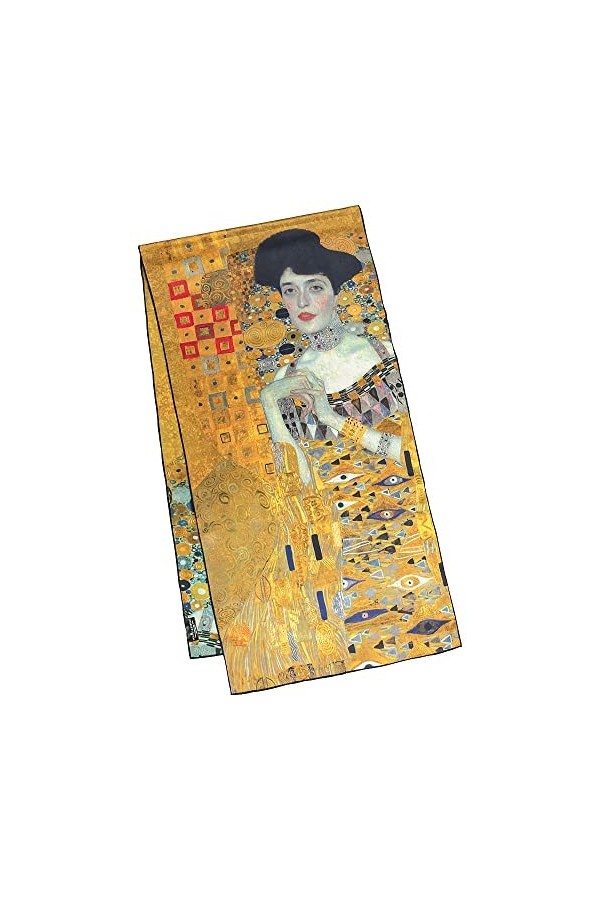 von Lilienfeld® Foulard Soie Gustav Klimt : Adèle Femme Écharpe Cache-Nez Art