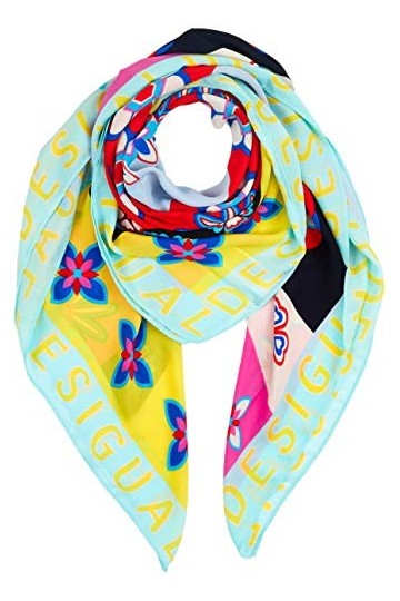 Desigual Scarf Écharpe, Purple Potion, Taille Unique Femme