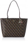 Guess Noelle Elite Tote, Sac Femme, Brown, Taille Unique