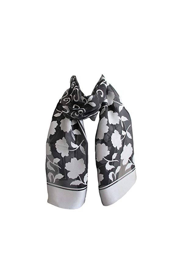 tessago - Foulard - Femme Gris noir Taille unique