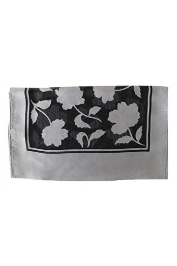 tessago - Foulard - Femme Gris noir Taille unique