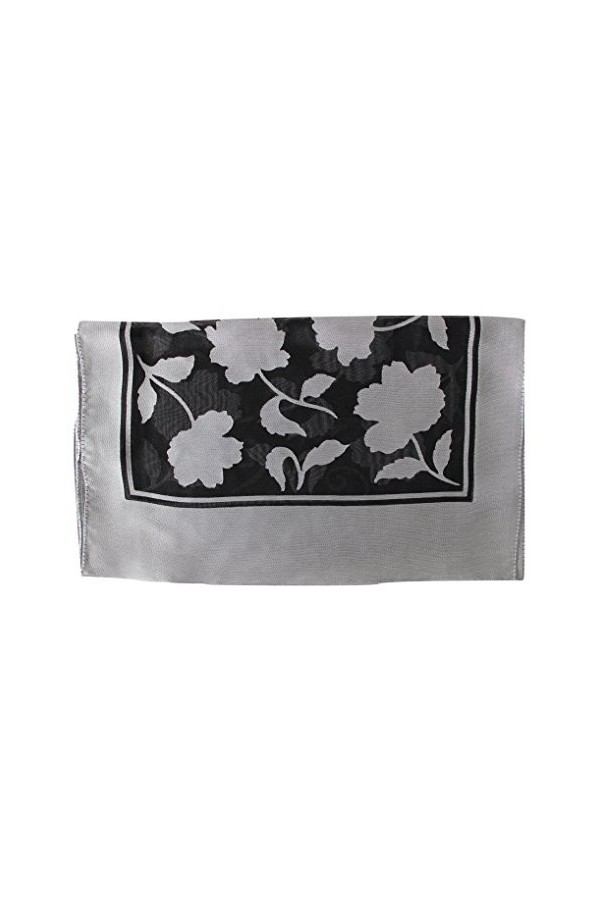 tessago - Foulard - Femme Gris noir Taille unique