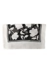 tessago - Foulard - Femme Blanc noir Taille unique