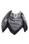 tessago - Foulard - Femme Noir noir Taille unique