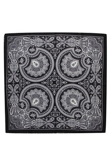 tessago - Foulard - Femme Noir noir Taille unique