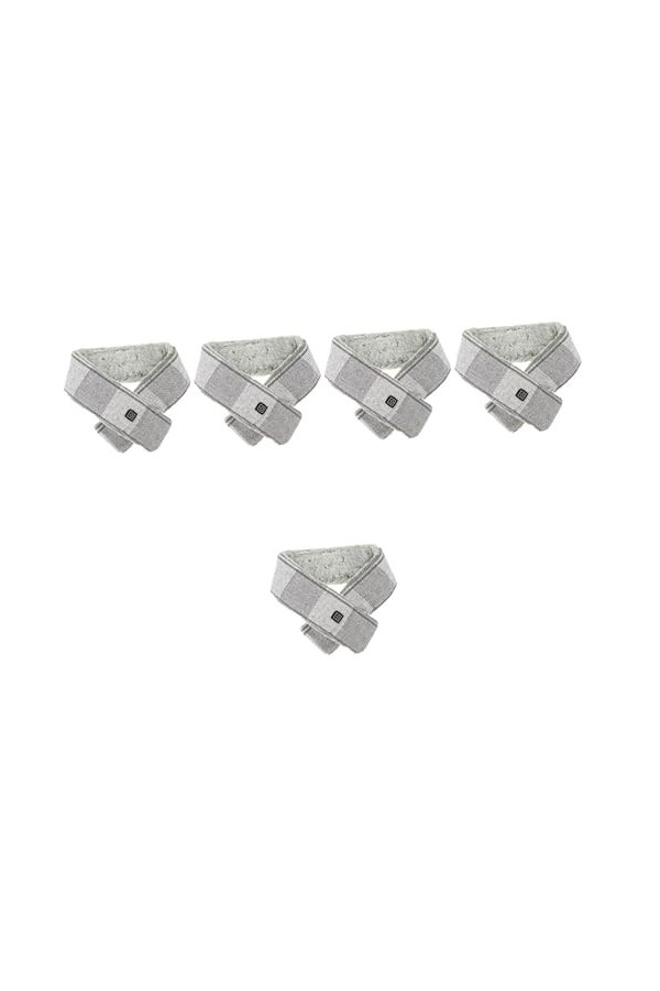 NIYANGLE 5 Pièces Écharpe Chauffante Batterie Coussin Chauffant Foulard Pour Femmes Châles Pour Femmes Foulard Chauffant Foul