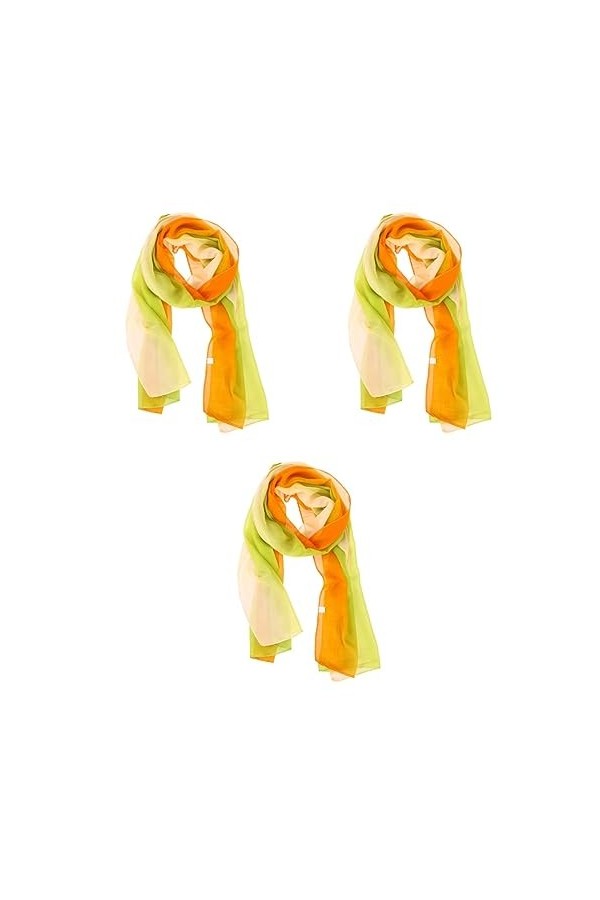 Vduck 3 pièces écharpe à la mode écharpe de plage de mode écharpe en mousseline de soie for femmes foulards de mode for femme