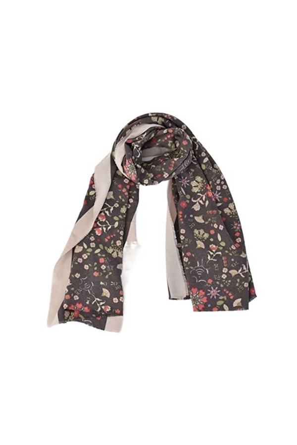 Echarpe Châle Foulard Etole Femmes Hiver Écharpe Floral Épais Chaud Foulards Doux Dame Chaud Cou Écharpe Foulards Color : D,