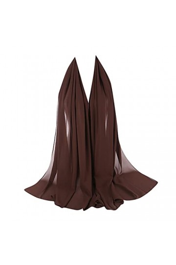 MAJHER Hijab châles bulle musulman bandeau Hijabs écharpe Printe mousseline de soie femmes plaine Wrap grand foulard en soie 