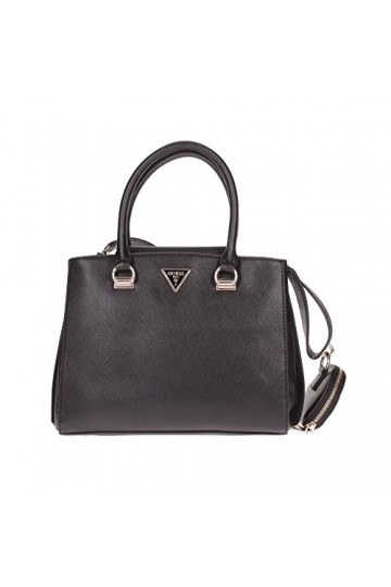 GUESS Eco Brenton Bucket, Hobo Femme, Noir, Taille Unique