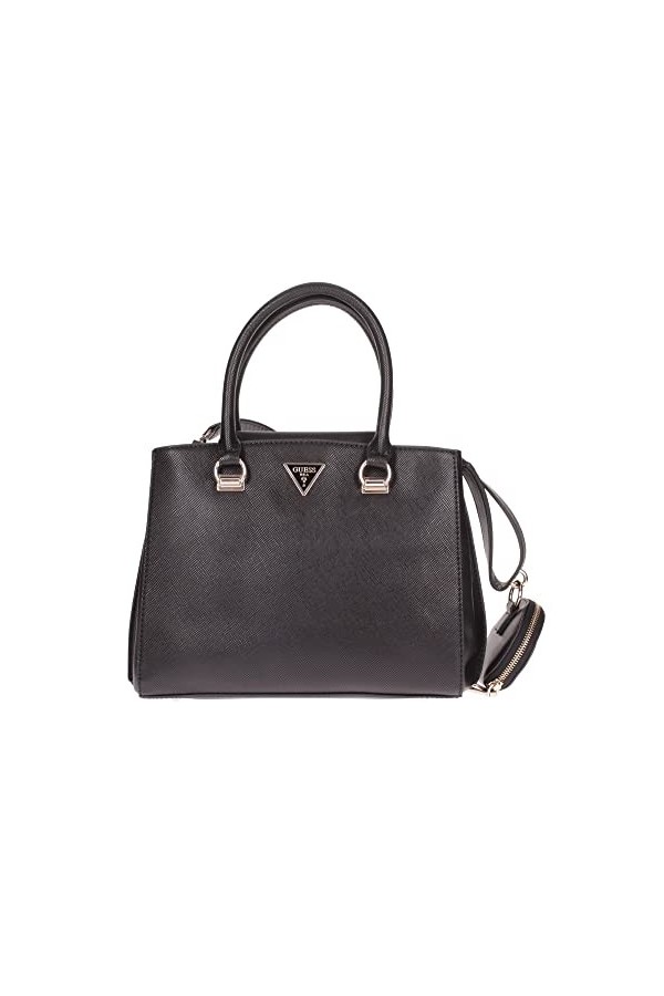 GUESS Eco Brenton Bucket, Hobo Femme, Noir, Taille Unique