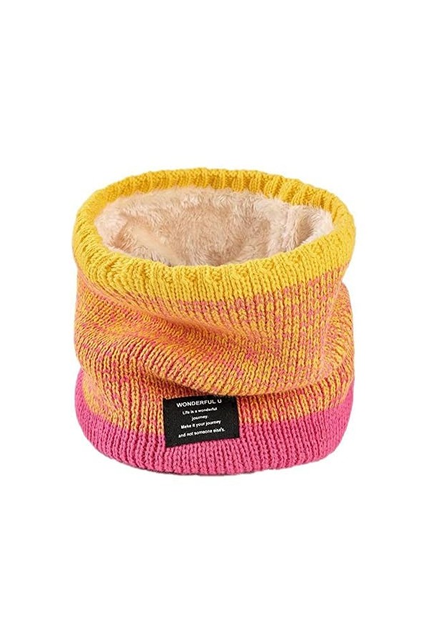 ZUHERA Unisexe tricoté chaud écharpe hiver et automne femmes foulard couleur unie foulard hommes bandeau cou écharpe châle, k