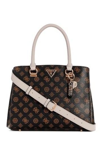 Guess Sac à main logo all over Noelle jeans - Femme