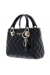 Guess Gaia Triple COMPRTMN, Bag Women, Bla