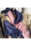 XKUN Foulard Nouvelle Arrivée Femmes Écharpe De Luxe Écharpe Femmes Rétro Écharpe en Soie Imprimé Écharpes Écharpe Longue Éch