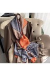 XKUN Foulard Nouvelle Arrivée Femmes Écharpe De Luxe Écharpe Femmes Rétro Écharpe en Soie Imprimé Écharpes Écharpe Longue Éch