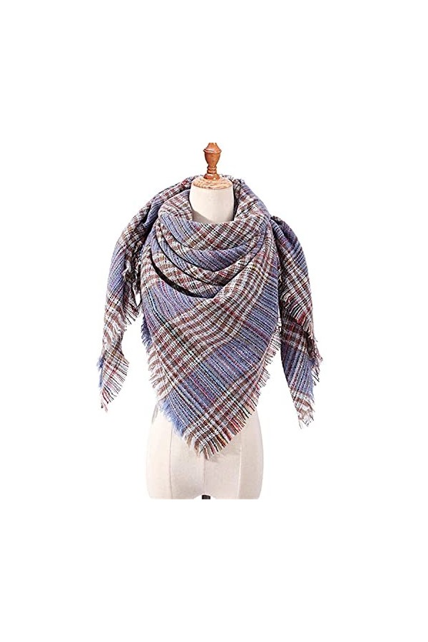 HALAHAI Écharpe Etole Foulard Echarpe Écharpe Femmes Écharpe Mode Plaid Écharpes Dhiver Pour Dames Châles Wraps Chaud Châle 