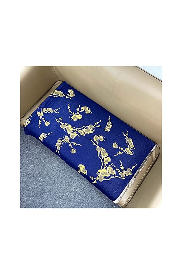 DALIZHAI777 Foulard Femme Faucheuse de Luxe de Luxe Faucheuse Winter Femmes Pashmina Châles Écharpes Écharpes Ponchos Hijab C