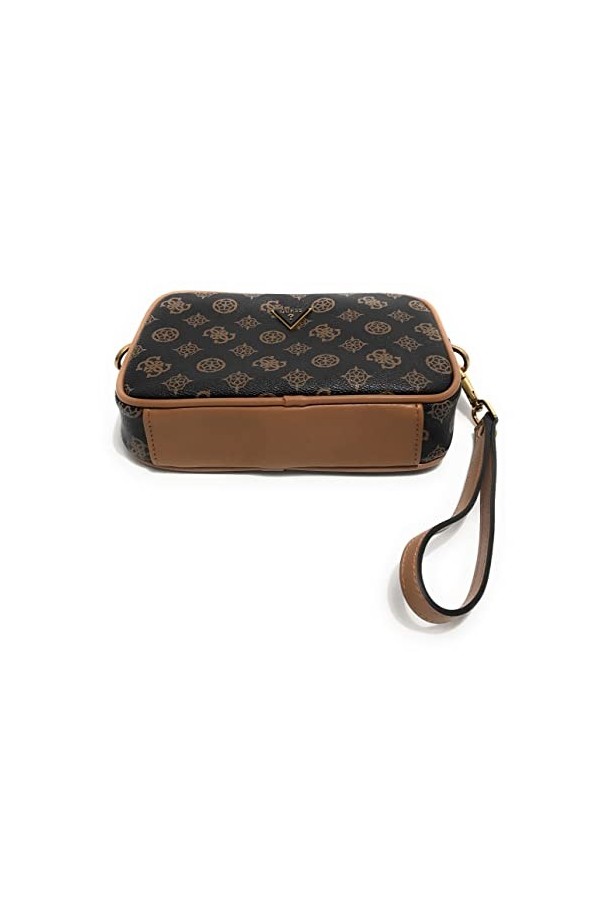 Borsa tracolla Guess Peony small necessaire brown UBS23GU19 PMPEONP3245 Piccola