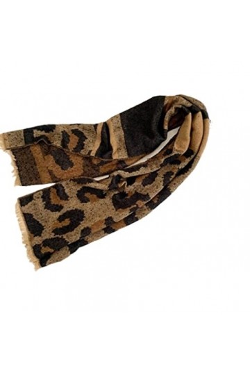 MOBAAK Echarpes Et Foulards Femme Écharpe À Imprimé Léopard Châles Dhiver Et Écharpe Enveloppante Dames Chaudes Longues Foul