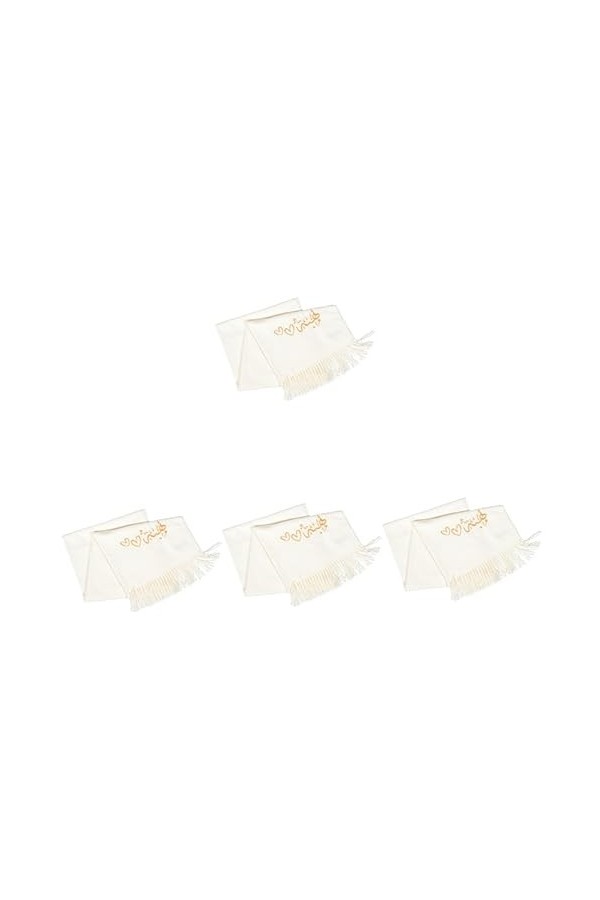 GALPADA 4 Pièces Serviette De Prière Écharpe Religieuse Écharpe Arabe Serviettes À Séchage Foulard Bandana Pour Femmes Torcho