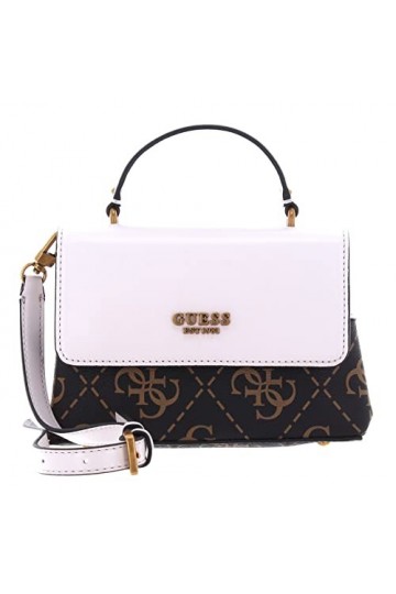 Guess Sac berta mini mono poignée 4G logo SB868878 brown logo/stone, rose, Medium