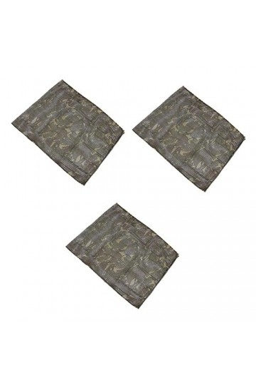 Toddmomy Silencieux 3 Pièces Foulard Écharpe Écharpe Foulards Désert Shemagh Net Camo Écharpe Camouflage Écharpe Camouflage M